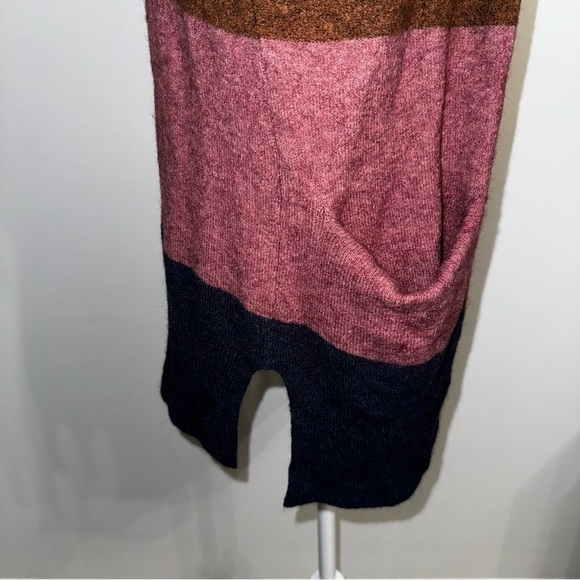 Madewell Ryder Stripe Cardigan Cream Pink color Block Color Stripped Sweater XXS - Picture 8 of 15